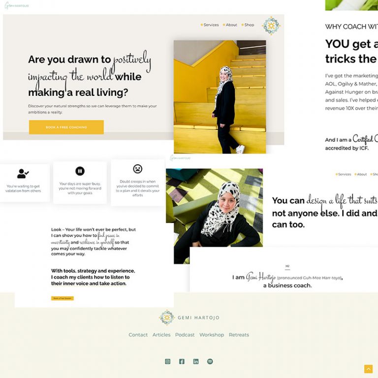 Coach Gemi Hartojo Website